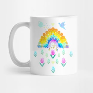 Rainbow Garden Mug